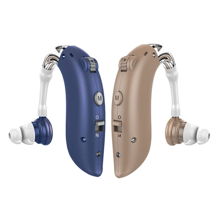 GM-105 Smart Noise Cancelling Ear-hook Rechargeable Elderly Hearing Aids, Spec: US Pulg(Blue) - Hearing Aids by PMC Jewellery | Online Shopping South Africa | PMC Jewellery