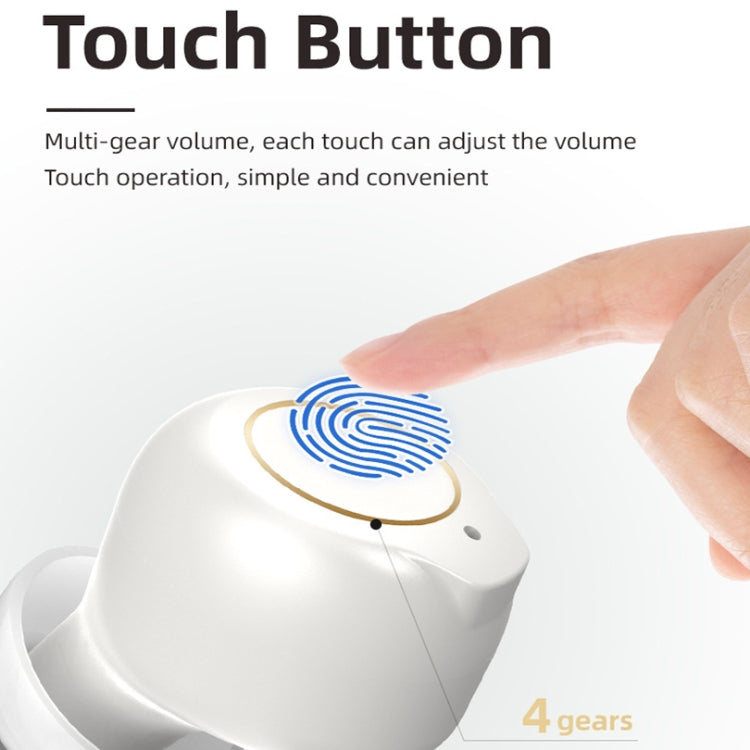 GM-902 Wireless Magnetic Charging Bluetooth Hearing Aids Elderly Sound Amplifier(Skin-color+Black) - Hearing Aids by PMC TechLife | Online Shopping South Africa | PMC TechLife
