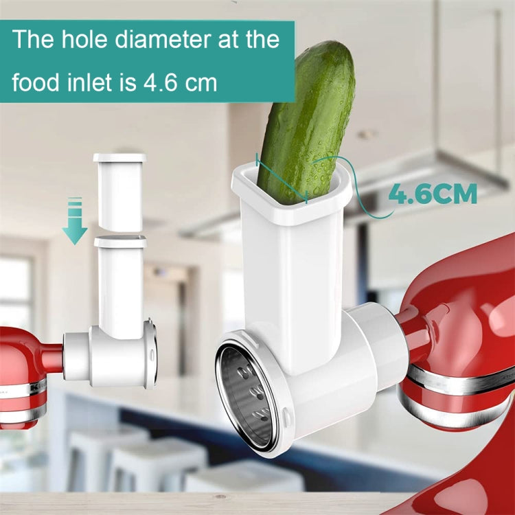 For KitchenAid 4.5QT/5QT Vertical Mixer Kitchen Vegetable Slicer and Grater(KA-006) - Food Disposer Parts by PMC TechLife | Online Shopping South Africa | PMC TechLife | Buy Now Pay Later Mobicred