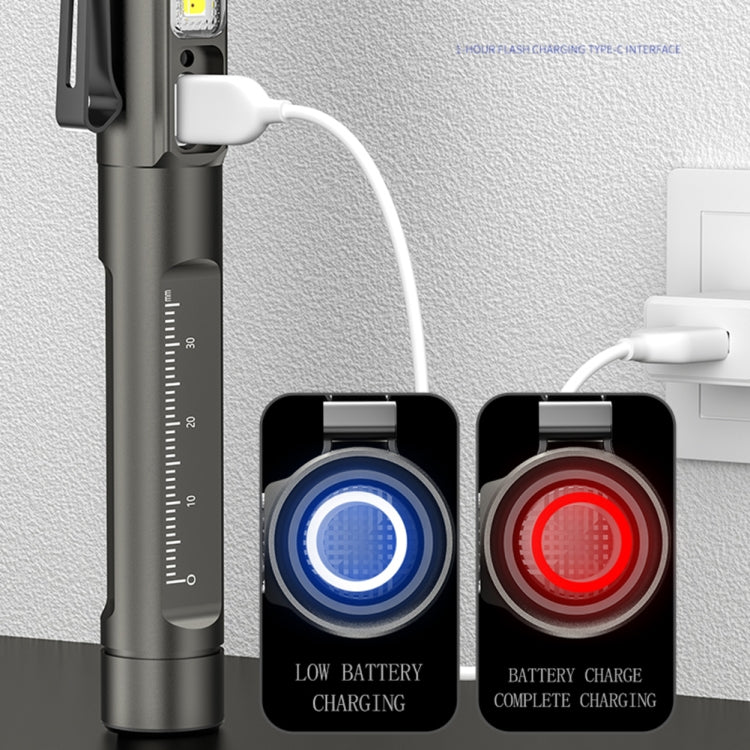 DT005 LED White + Yellow Pen Light Rechargeable Flashlight Doctor Nurse Pen Lighting - LED Flashlight by PMC TechLife | Online Shopping South Africa | PMC TechLife