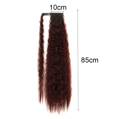 MST8568 Invisible Adhesive Bandage Wigs Corn Perm Long Ponytail Wigs(2) - Wigs by PMC Jewellery | Online Shopping South Africa | PMC Jewellery