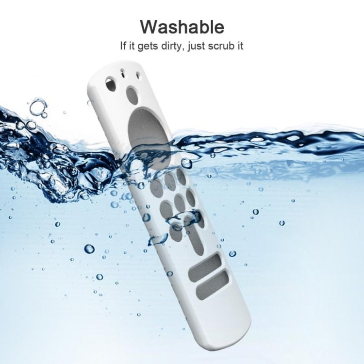 2 PCS Y27 For Alexa Voice Remote 3rd Gen Silicone Non-slip Protective Cover(Luminous Blue) - Remote Control Covers by PMC TechLife | Online Shopping South Africa | PMC TechLife