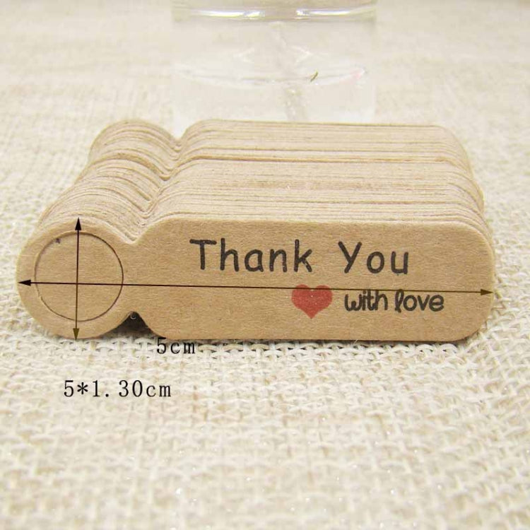 100pcs /Set Small Retro Baking Label DIY Jewelry Price Tag Bookmark Gift Card, Specification: Handmade White - Sticker & Tags by PMC TechLife | Online Shopping South Africa | PMC TechLife | Buy Now Pay Later Mobicred