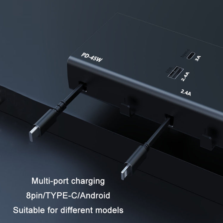 65W PD Dual Cable Retractable Fast Charging Car USB Charger(13th-generation) - Car Charger by PMC TechLife | Online Shopping South Africa | PMC TechLife