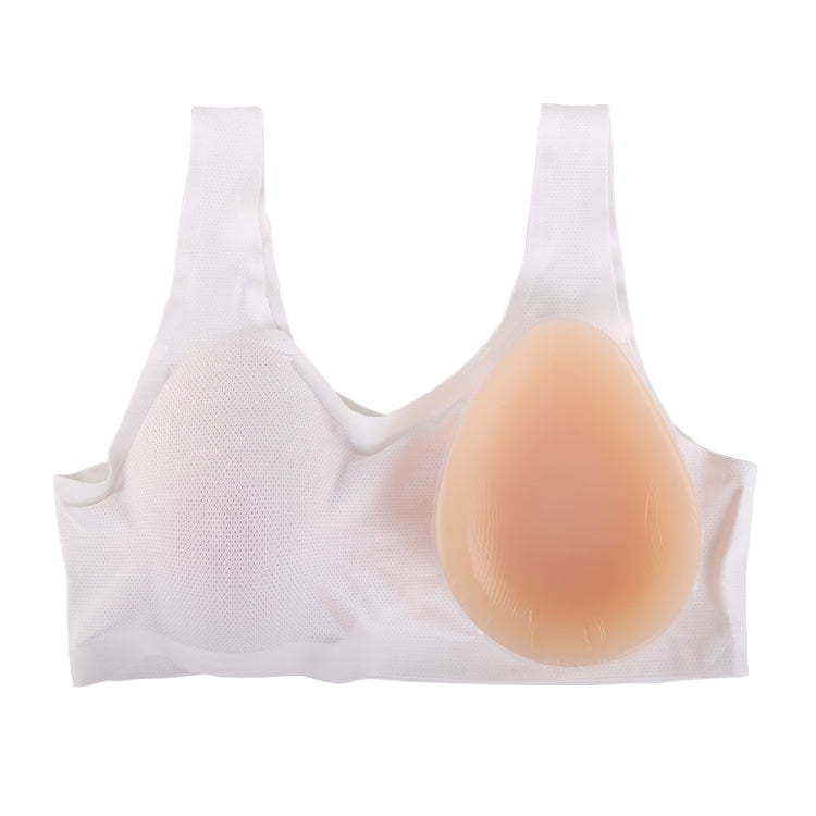 CD Crossdressing Silicone Fake Breast Vest Underwear, Size: EE+XXXXL 1600g(White+Fake Breast) - Fake Breasts by PMC Jewellery | Online Shopping South Africa | PMC Jewellery