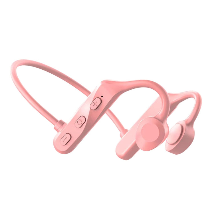 K69 Bluetooth Headset Sound Conduction Binoconic Business Sports Earphone(Pink) - Sport Earphone by PMC Jewellery | Online Shopping South Africa | PMC Jewellery