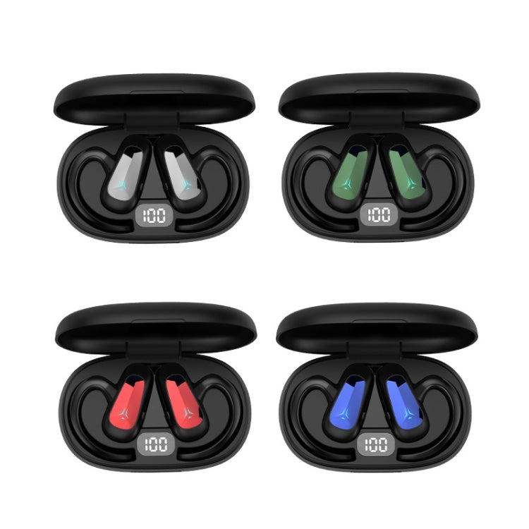 Bone Conduction Concepts Digital Display Stereo Bluetooth Earphones, Style: Dual Ears With Charging Warehouse(Blue) - Bluetooth Earphone by PMC TechLife | Online Shopping South Africa | PMC TechLife