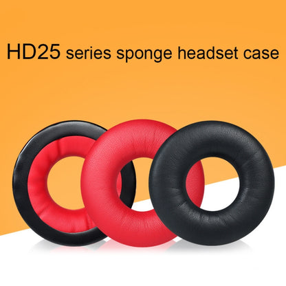 1pair Headset Sponge Cover for Sennheiser HD25-1II/25/25SP/25SP-II, Color: Black - Earmuff & Pad by PMC Jewellery | Online Shopping South Africa | PMC Jewellery