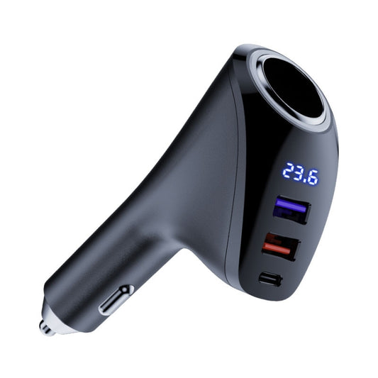 Car Charger Multifunctional Digital Display QC Charging Cigarette Lighter Adapter, Model: AAC Dual USB - Car Charger by PMC Jewellery | Online Shopping South Africa | PMC Jewellery