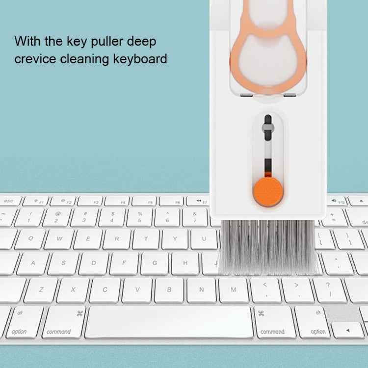 Q11 11-in-1 Multifunctional Bluetooth Headset Cleaning Pen Computer Keyboard Cleaning Kit(Orange Red) - Other Accessories by PMC Jewellery | Online Shopping South Africa | PMC Jewellery