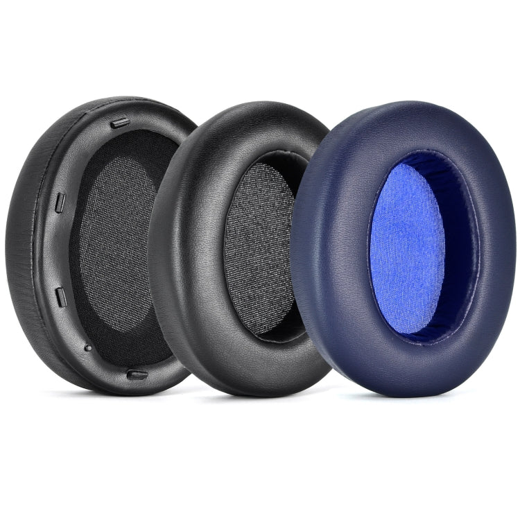 For Sony WH-XB910N XB910N 2pcs Headset Earmuffs Sponge Cover(Blue) - Earmuff & Pad by PMC TechLife | Online Shopping South Africa | PMC TechLife