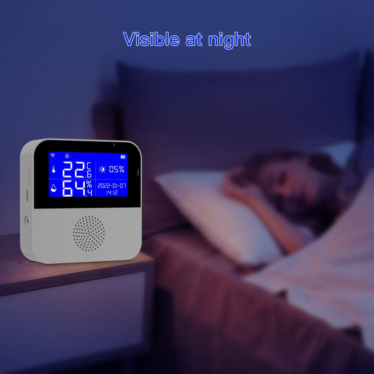 Tuya WIFI Temperature And Humidity Sensor With 2.9inch LCD Display,Spec: With Sensing Line - Home Automation Modules by PMC TechLife | Online Shopping South Africa | PMC TechLife
