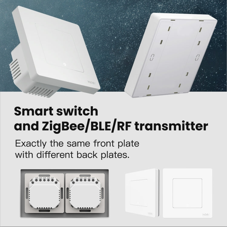 Tuya ZigBee Smart Single-fire Zero-fire Sharing Timing Voice Wall Switch EU Plug, Style: 4 Ways (Gray Scene Casual Post) - Smart Switch by PMC TechLife | Online Shopping South Africa | PMC TechLife