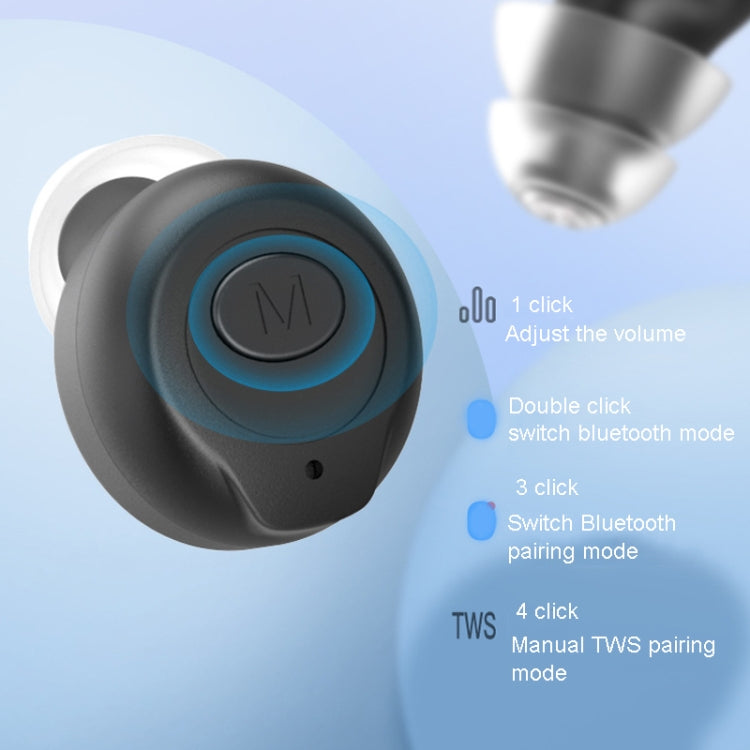 GM-903 Bluetooth Dual Host Digital Hearing Aids LCD Display Elderly Sound Amplifier(Black) - Hearing Aids by PMC TechLife | Online Shopping South Africa | PMC TechLife | Buy Now Pay Later Mobicred