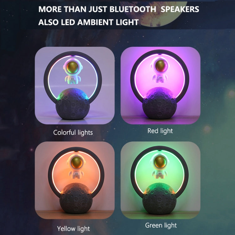 Y-598 Suspended Astronaut Bluetooth Speaker RGB Light Subwoofer Ornament,Spec: 598B Silver - Desktop Speaker by PMC TechLife | Online Shopping South Africa | PMC TechLife