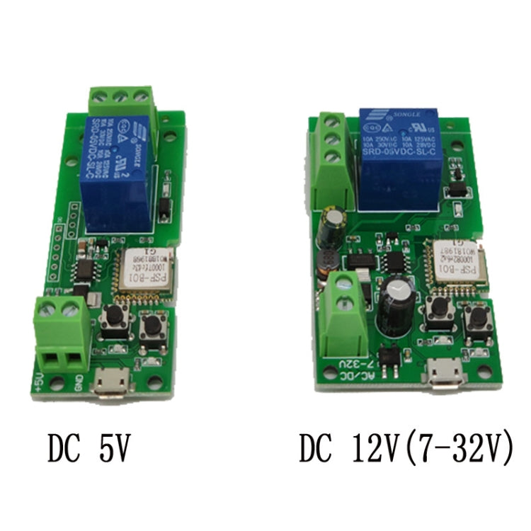 2pcs Sonoff Single Channel WiFi Wireless Remote Timing Smart Switch Relay Module Works, Model: 5V - Home Automation Modules by Sonoff | Online Shopping South Africa | PMC Jewellery