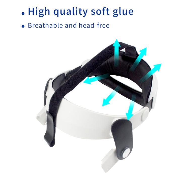 For Oculus Quest 2 VR Glasses Adjustable Improve Comfort Elite Head Strap - VR Accessories by PMC Jewellery | Online Shopping South Africa | PMC Jewellery