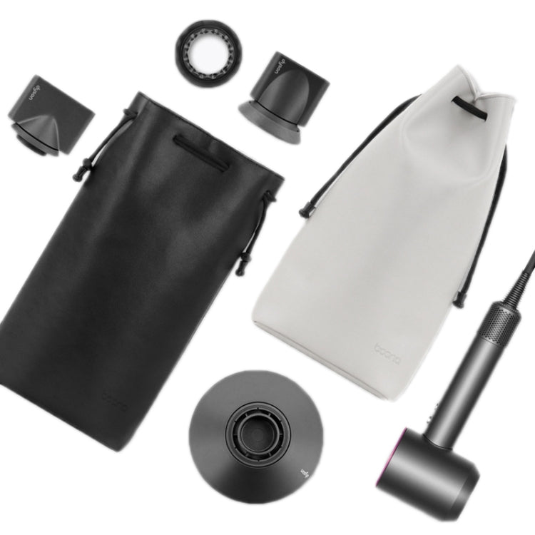 Baona DS-003 for Dyson Hair Dryer Complete Accessories PU Storage Bag(Black) - Dyson Accessories by Baona | Online Shopping South Africa | PMC Jewellery