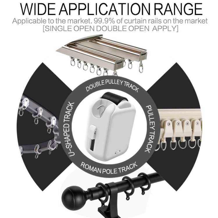 X101 Smart Home Automatic Curtain Machine With RC, Style: Roman Pole Model Double Host - Smart Switch by PMC TechLife | Online Shopping South Africa | PMC TechLife | Buy Now Pay Later Mobicred