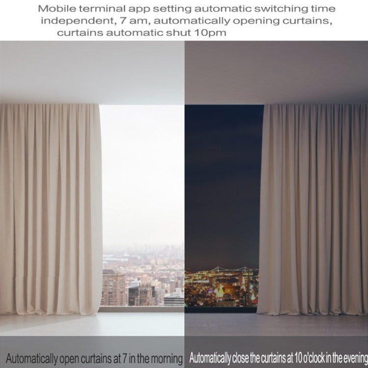 X101 Smart Home Automatic Curtain Machine With RC, Style: Roman Pole Model Double Host - Smart Switch by PMC TechLife | Online Shopping South Africa | PMC TechLife | Buy Now Pay Later Mobicred