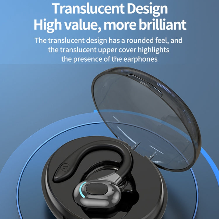F8 Hanging Ear Stereo Wireless Bluetooth Earphones With Charging Bin(Red Single Ear) - Bluetooth Earphone by PMC TechLife | Online Shopping South Africa | PMC TechLife