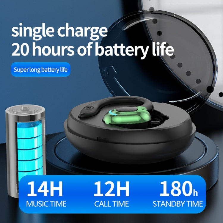 F8 Hanging Ear Stereo Wireless Bluetooth Earphones With Charging Bin(Red Single Ear) - Bluetooth Earphone by PMC TechLife | Online Shopping South Africa | PMC TechLife