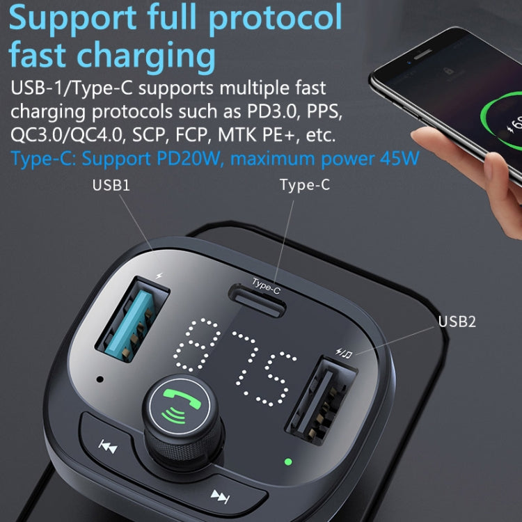 S-21 Car Bluetooth Player Receiver 50W Mobile Phone High Power Charger - Bluetooth Car Kits by PMC TechLife | Online Shopping South Africa | PMC TechLife