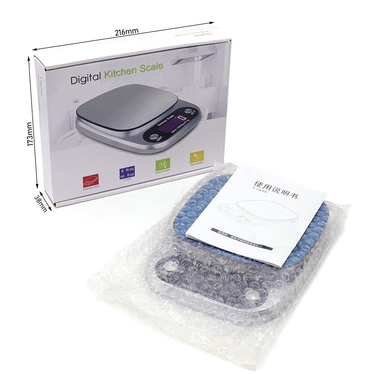 Small Multifunctional Kitchen High Precision Electronic Scale LCD Digital Display Food Scale, Model: 10kg/ 1g - Kitchen Scales by PMC TechLife | Online Shopping South Africa | PMC TechLife | Buy Now Pay Later Mobicred
