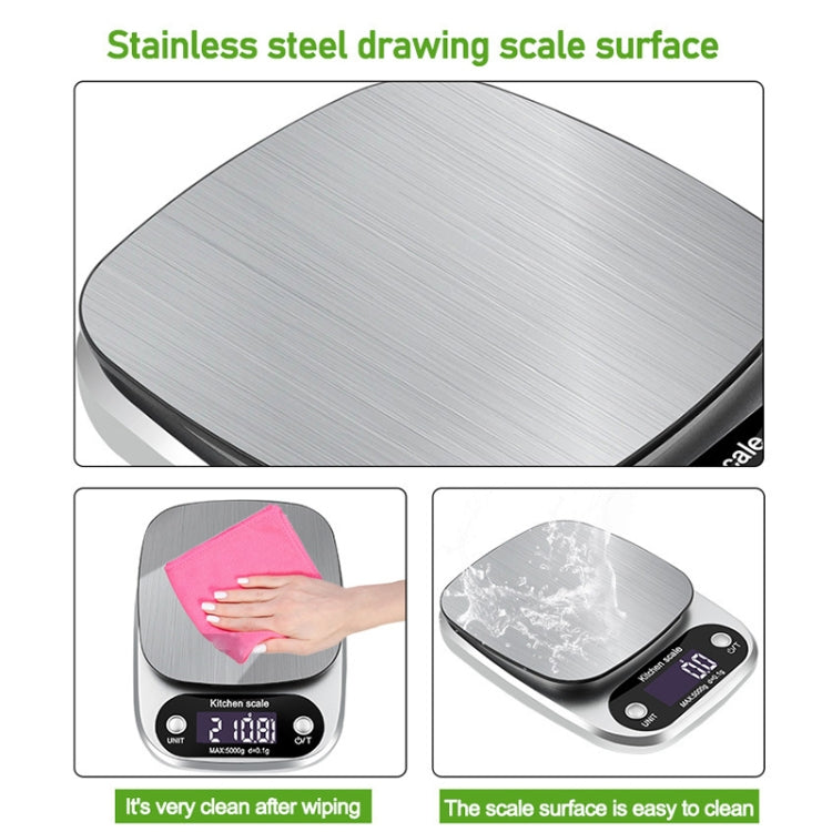 Small Multifunctional Kitchen High Precision Electronic Scale LCD Digital Display Food Scale, Model: 10kg/ 1g - Kitchen Scales by PMC TechLife | Online Shopping South Africa | PMC TechLife | Buy Now Pay Later Mobicred