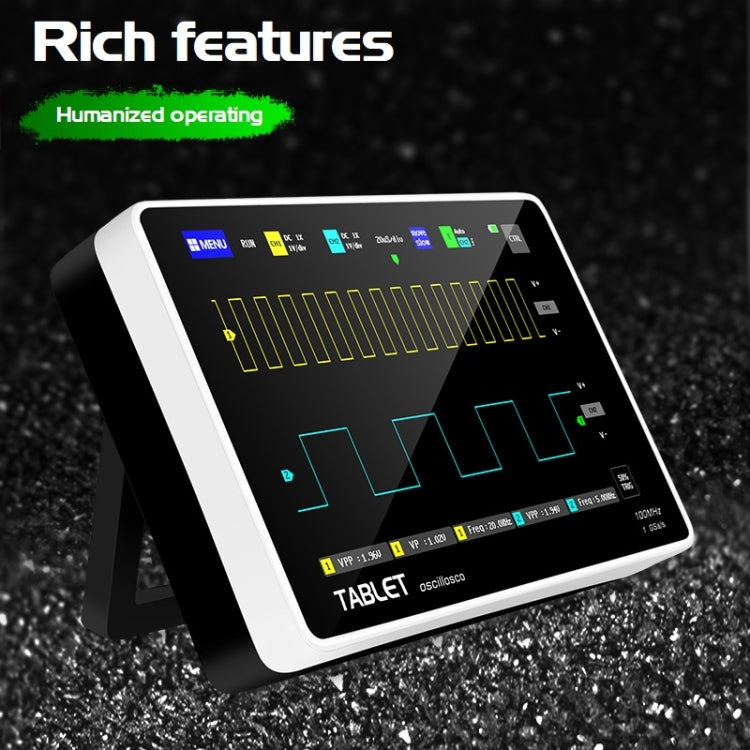 FNIRSI 1013D 1GS Sampling Dual Channel 100M Bandwidth Digital Oscilloscope, US Plug(English) - free shipping - PMC TechLife - Order now!
