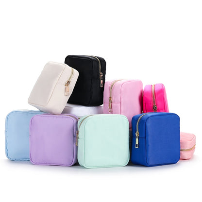 MS-350 Candy Color Nylon Waterproof Cosmetic Storage Bag(Light Pink) - Storage Boxes by PMC Jewellery | Online Shopping South Africa | PMC Jewellery