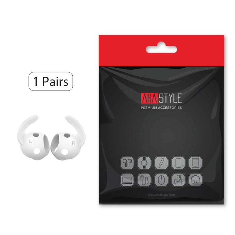 For Beats Studio Buds AhaStyle PT172 Earphone Silicone Ear Caps, Style: Earcap (White) - Anti-dust & Ear Caps by AhaStyle | Online Shopping South Africa | PMC Jewellery