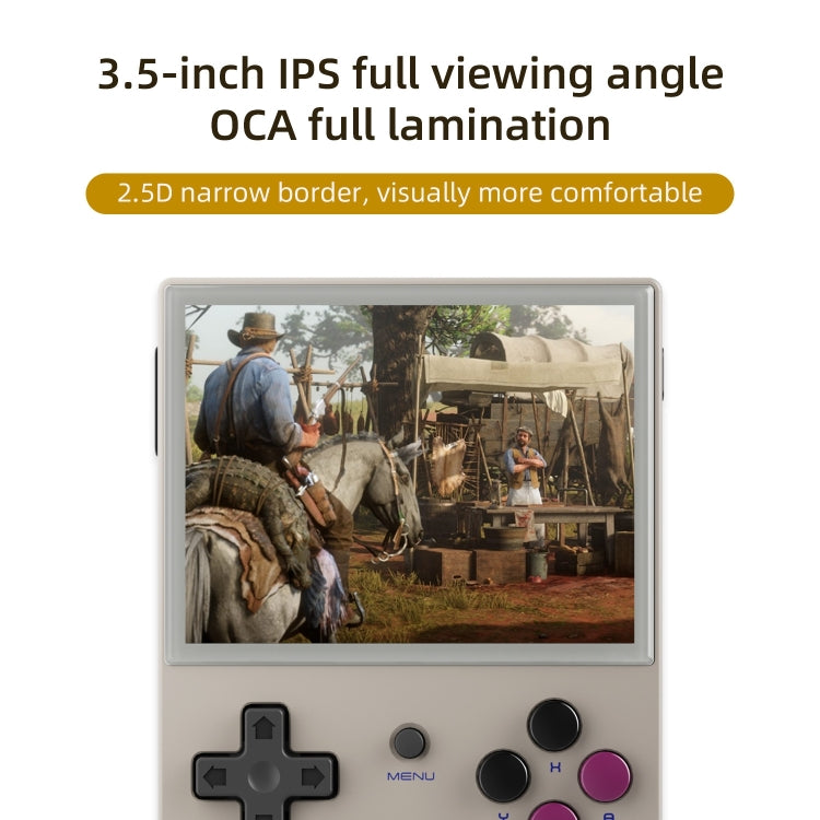 ANBERNIC RG35XX 3.5-inch Retro Handheld Game Console Open Source Game Player 64G 5000+ Games(Purple) - Pocket Console by ANBERNIC | Online Shopping South Africa | PMC Jewellery | Buy Now Pay Later Mobicred