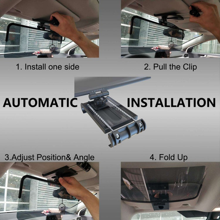 360 Degree Adjustable Car Driver Sun Visor, Color: Polarizing Plate - Interior Mirrors by PMC TechLife | Online Shopping South Africa | PMC TechLife
