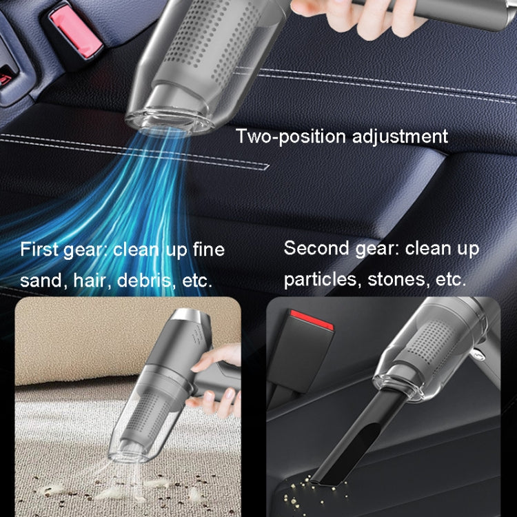 SUITU ST-6671 Wireless Car Vacuum Cleaner Small Handheld Blowing and Suction Dual Use, Style: Basic Model White - Vacuum Cleaner by SUITU | Online Shopping South Africa | PMC Jewellery | Buy Now Pay Later Mobicred