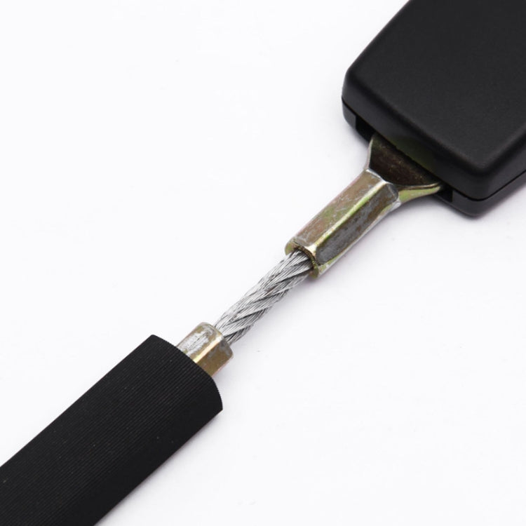 25cm Car Seat Belt Extension Snap Button, Color: Black - Seat Belts & Padding by PMC Jewellery | Online Shopping South Africa | PMC Jewellery | Buy Now Pay Later Mobicred