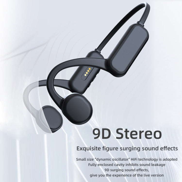 DG-X18 Bone Conduction Bluetooth Headphones Swimming IPX8 Waterproof Sports Headphones, Memory Capacity: 32G(English Black) - Sport Earphone by PMC Jewellery | Online Shopping South Africa | PMC Jewellery