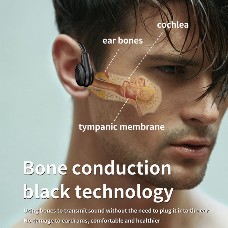 M2 Bone Conduction Earphones Running Stereo To Ear Bluetooth Earphones(Black) - Neck-mounted Earphone by PMC Jewellery | Online Shopping South Africa | PMC Jewellery