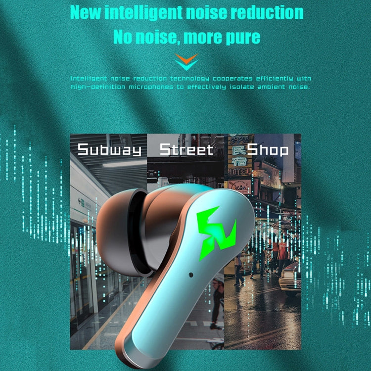 N35 TWS Colorful Light In-Ear Low Latency Wireless Bluetooth Game Earphones, Style: Digital Display - TWS Earphone by PMC TechLife | Online Shopping South Africa | PMC TechLife
