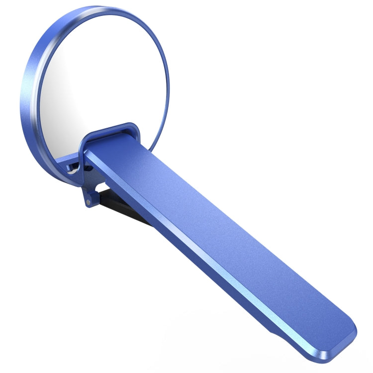 Aluminum Alloy Mobile Phone Bracket Ultra-thin Rotating Back Stick Lollipop Mirror Bracket(Blue) - Desktop Holder by PMC TechLife | Online Shopping South Africa | PMC TechLife