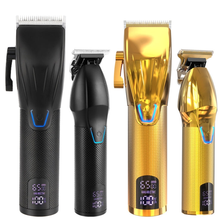 Men Electric Haircutting Tools Set Sculpting Electric Clipper(Black) - free shipping - PMC TechLife - Order now!