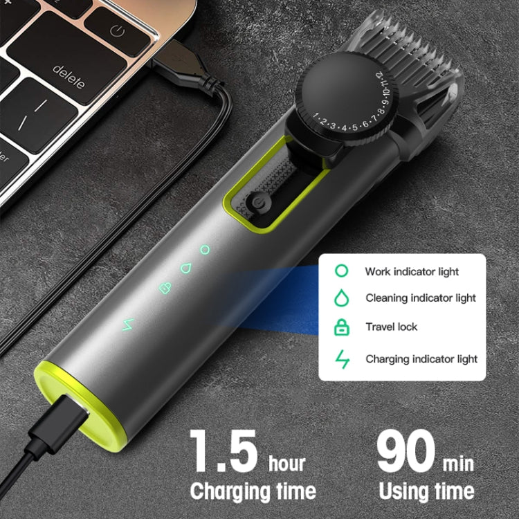 IPX5 Waterproof Men Multi-Functional Barber 4 In 1 Shaver Nose Hair Set USB Charging Push - free shipping - PMC TechLife - Order now!