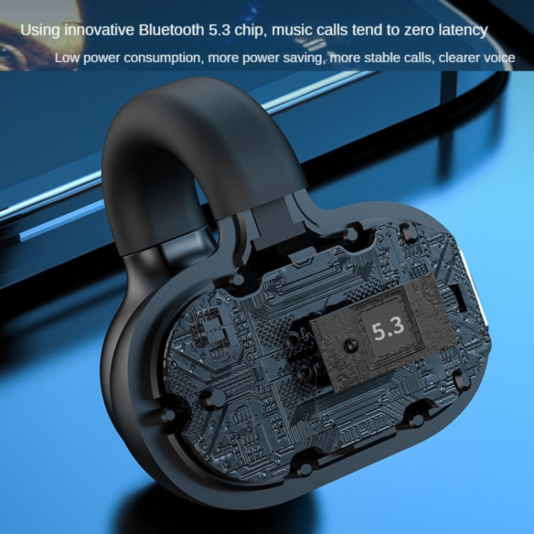 Z28 Wireless Ear Clip Type Single-Ear Bluetooth 5.3 Earphone(White Box Packag) - Bluetooth Earphone by PMC TechLife | Online Shopping South Africa | PMC TechLife