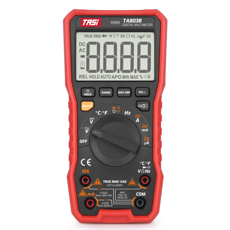 TASI TA803B Digital High Precision Multimeter Digital Display Household Multifunction Electrician Multimeter - Digital Multimeter by TASI | Online Shopping South Africa | PMC Jewellery | Buy Now Pay Later Mobicred