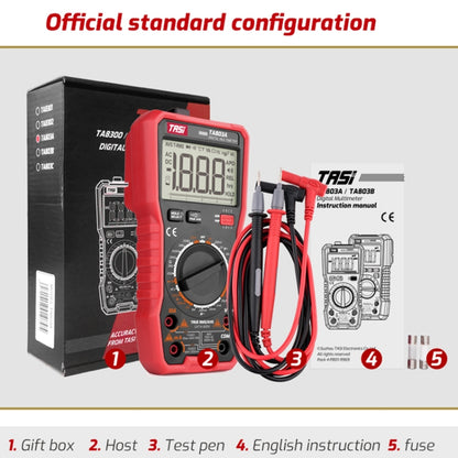 TASI TA803A Digital High Precision Multimeter Digital Display Household Multifunction Electrician Multimeter - Digital Multimeter by TASI | Online Shopping South Africa | PMC Jewellery | Buy Now Pay Later Mobicred