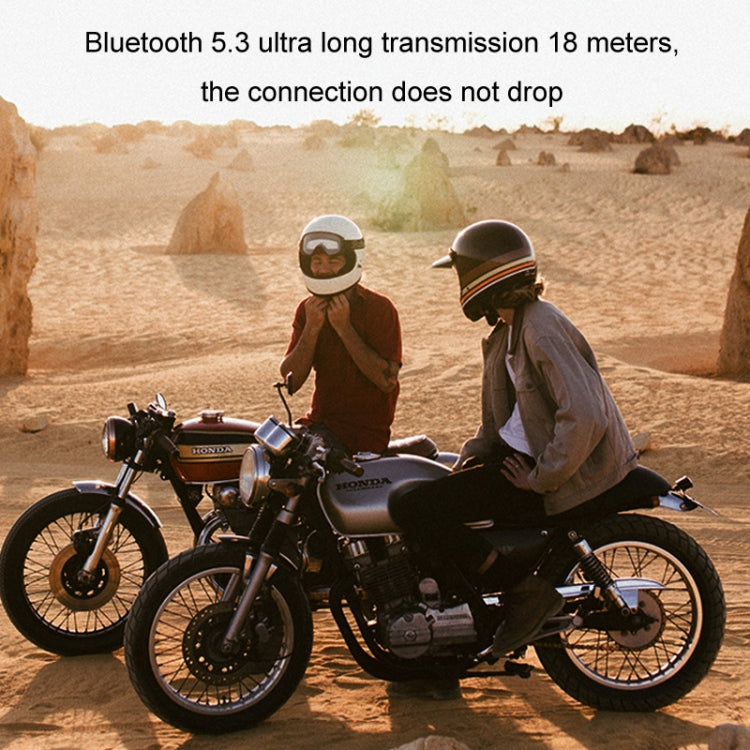 KUQIBAO Motorcycle Helmet Built-in Waterproof Bluetooth Earphone(Hard Microphone) - Motorcycle Walkie Talkie by KUQIBAO | Online Shopping South Africa | PMC Jewellery