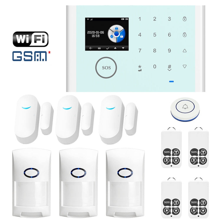 CS118   WIFI+GSM Tuya Smart Voice Alarm System Supports Amazon Alexa/ Google Assistant, Spec: Package 3 - Alarm System by PMC Jewellery | Online Shopping South Africa | PMC Jewellery