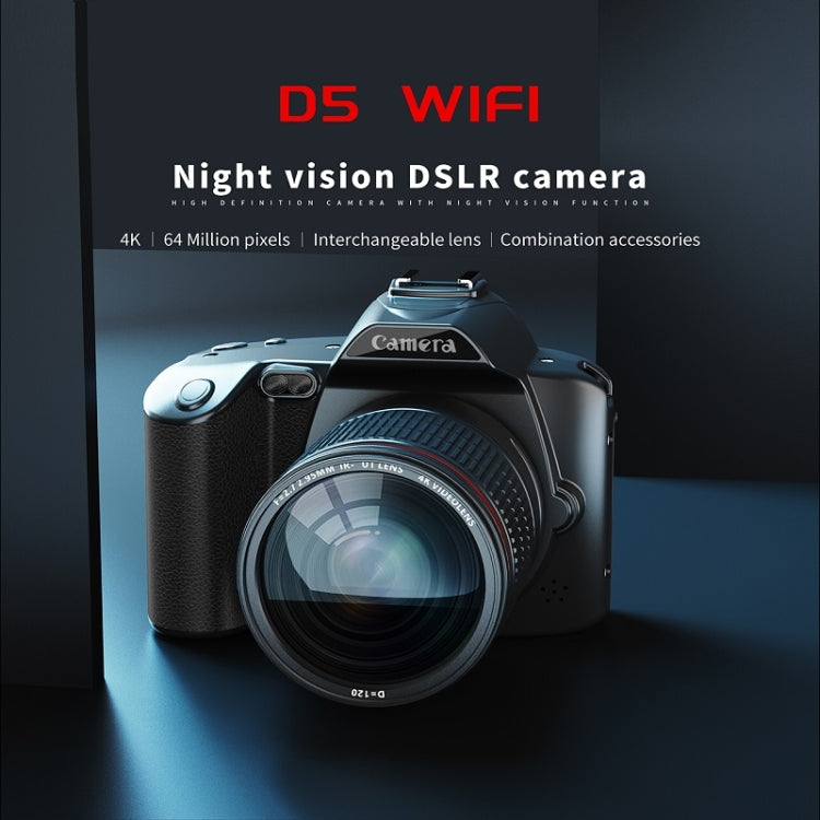 Dual-camera Night Vision 64 Million Pixel High-definition WIFI Digital Camera Standard+Handheld Bracket - free shipping - PMC TechLife - Order now!