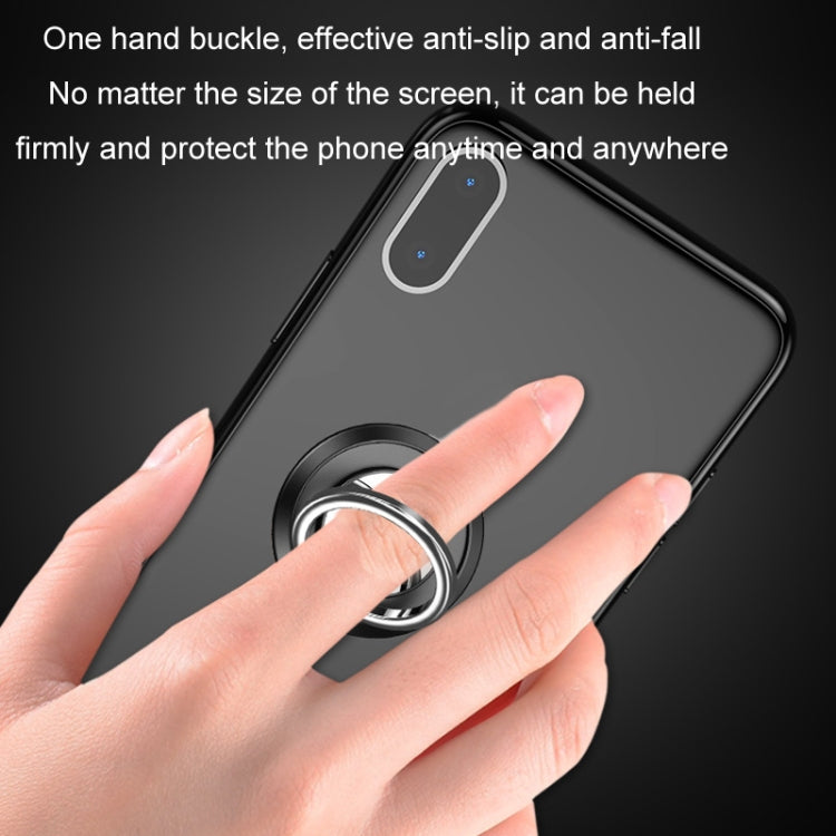 5pcs Car Magnetic Metal Ring Buckle Mobile Phone Holder(Hawthorn Red) - Ring Holder by PMC TechLife | Online Shopping South Africa | PMC TechLife