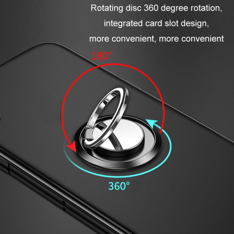 5pcs Car Magnetic Metal Ring Buckle Mobile Phone Holder(Black) - Ring Holder by PMC TechLife | Online Shopping South Africa | PMC TechLife